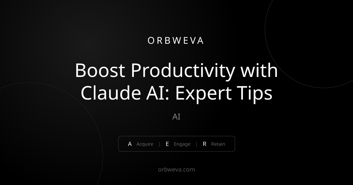 Boost Productivity with Claude AI: Expert Tips